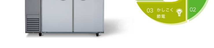 パナソニック 業務用　横型冷蔵庫　SUR-K1261B　W1200×D600×H800(mm) - 2